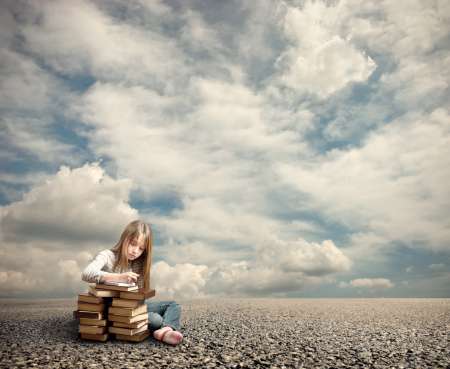 Girl in the desert - Bambina nel deserto
