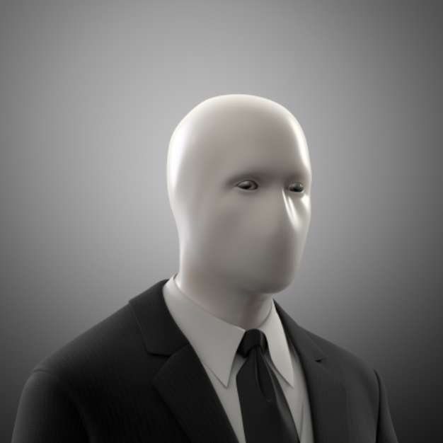 Man without a face