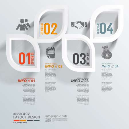 Modern business design template, infographic, website