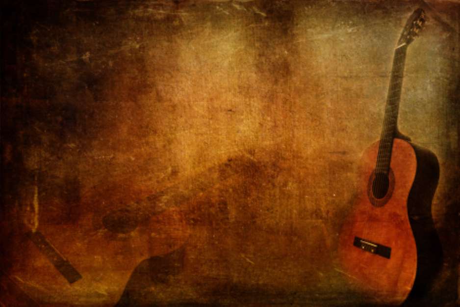 Grunge background guitar