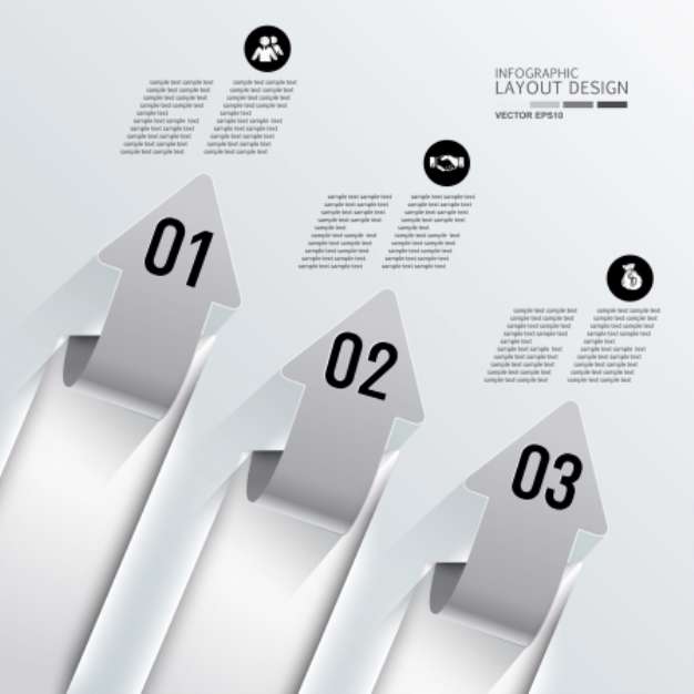 Modern business design template, infographic, website