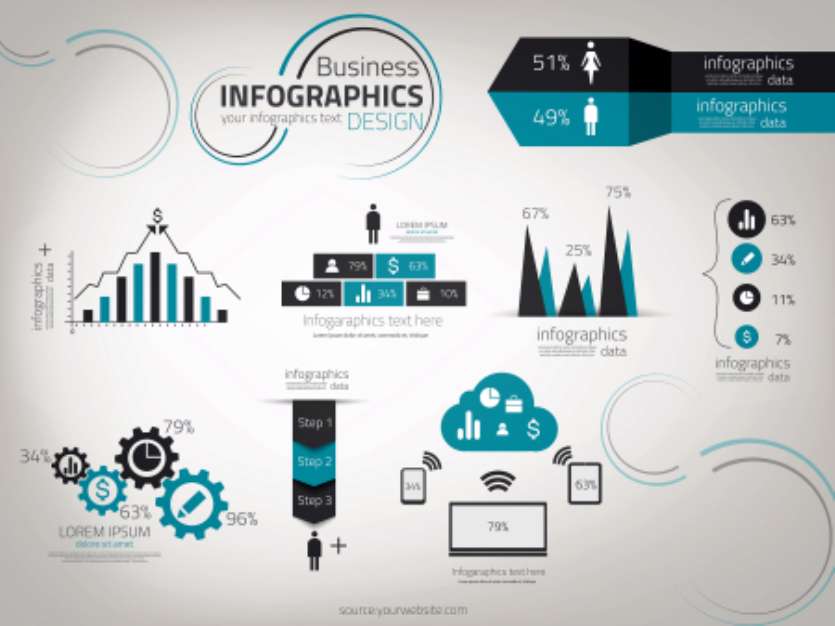 Infographics  Design template. Vector