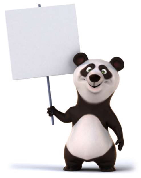 Fun panda