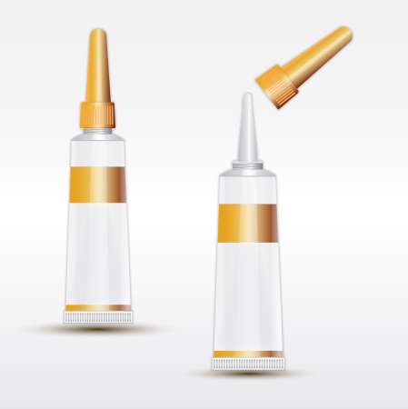 Blank glue tube