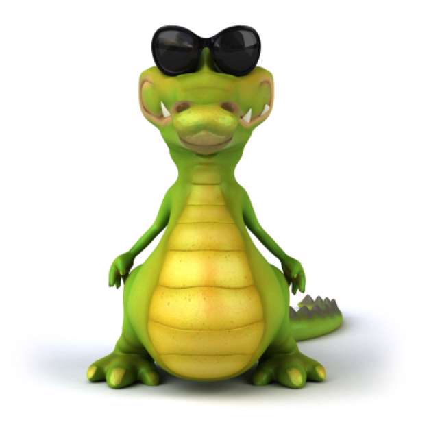 Fun crocodile