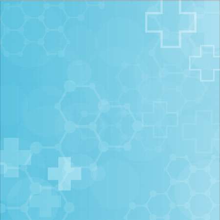 Abstract molecules medical background