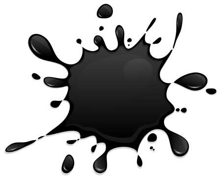 Black inkblot