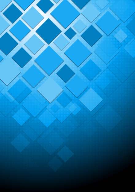 Hi-tech vector blue background