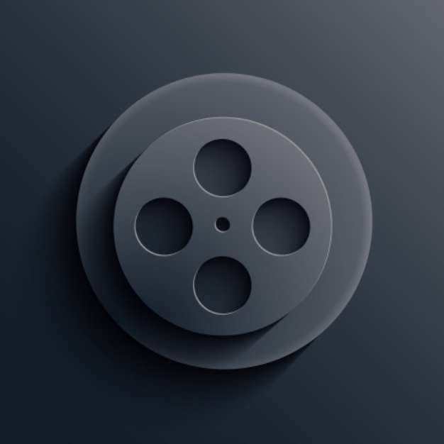 Vector dark circle icon. Eps10