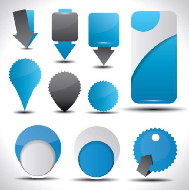 Special offer and sale labels, icons and stickers