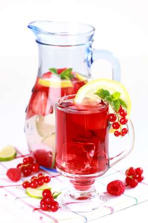 Refreshing summer ice tea