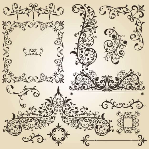 Vector Vintage Design Elements