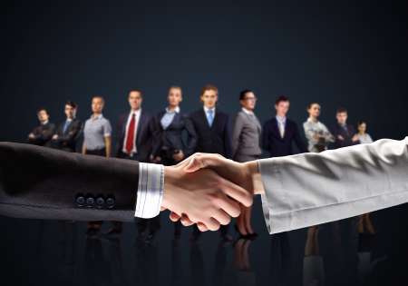 image of business handshake