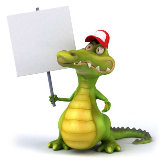 Fun crocodile