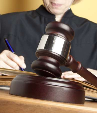 Gavel &amp; female judge