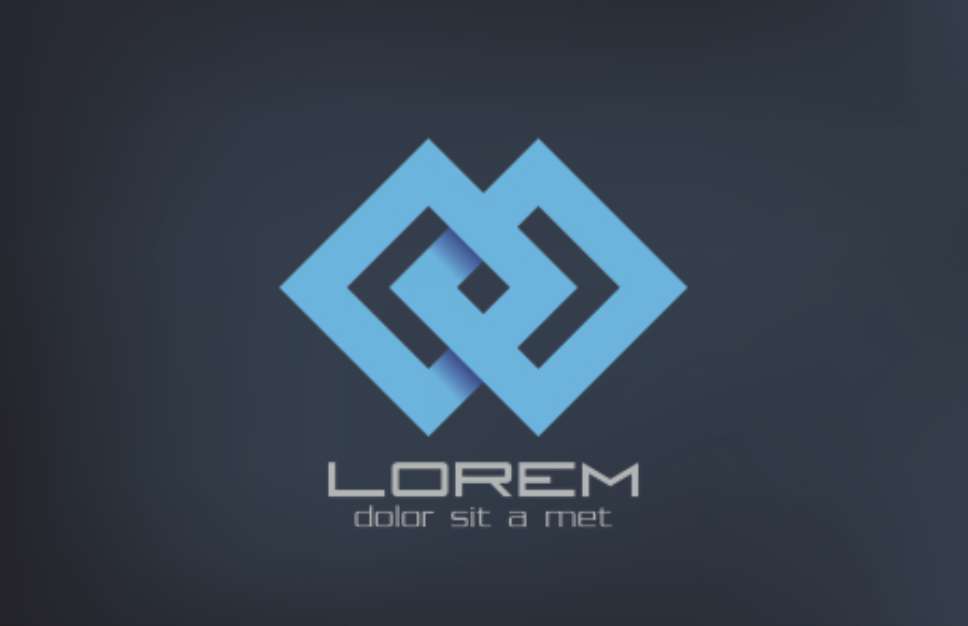 Logo loop fashion abstract. Cycle icon. Infinity..
