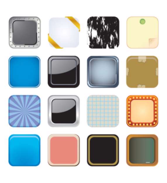 app buttons