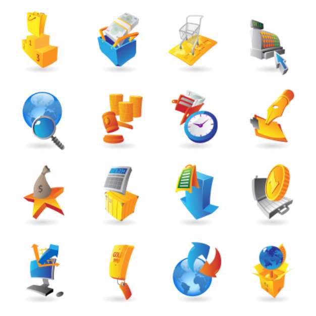 Icons for retail commerce