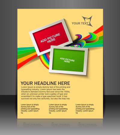 flyer design content background.