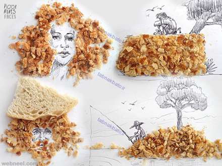 نقاشی‌های زیبا و خلاقانه‌ی هنرمند پرتغالی