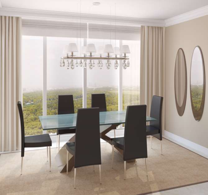 Dining-room interior.