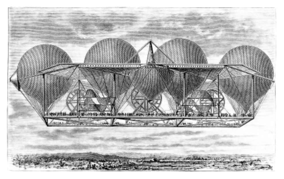 Aerostat : a Project - 19th century