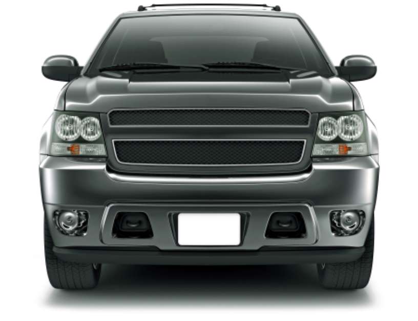 Front view of black suv