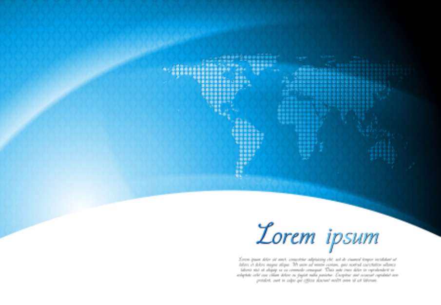 Bright blue vector background