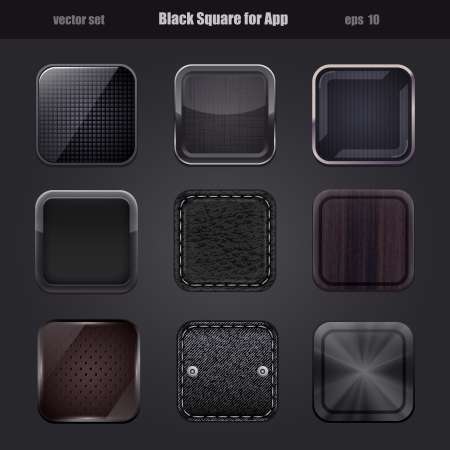 black square for app