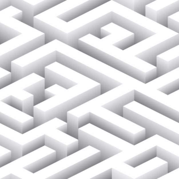 Seamless labyrinth pattern