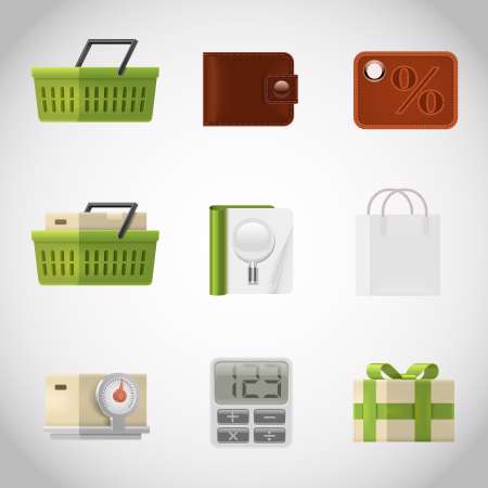shopping vector icons