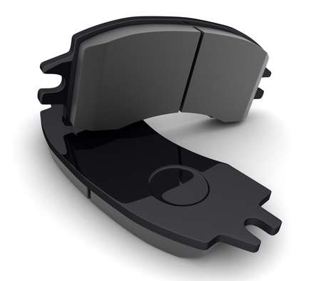 Black brake pads