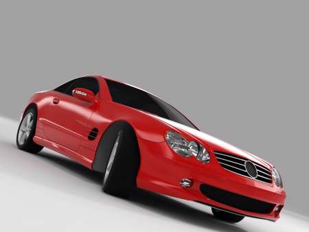 red sports car