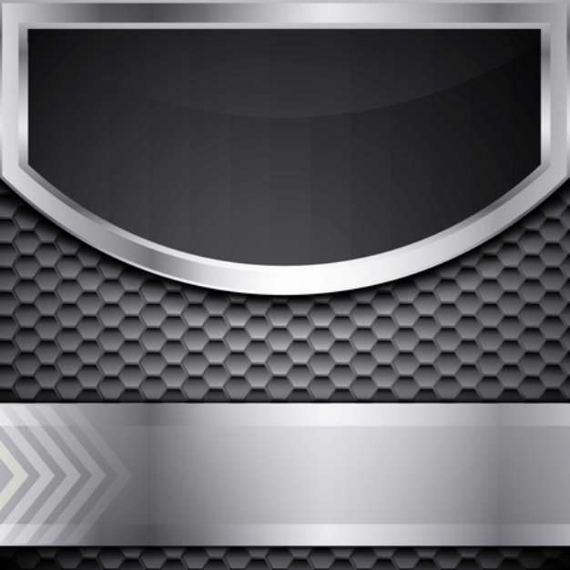 Abstract vector metallic brochure background