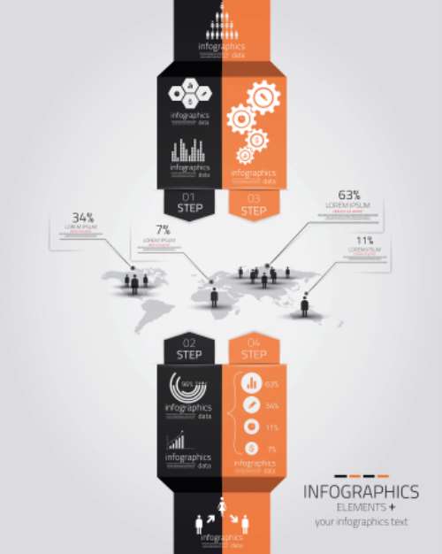 Infographics  Design template. Vector