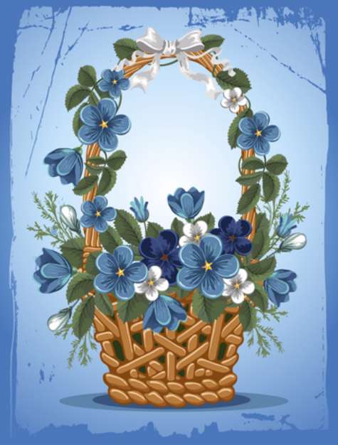 Vintage floral background