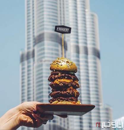 همبرگر طلای پسر حاکم دبی