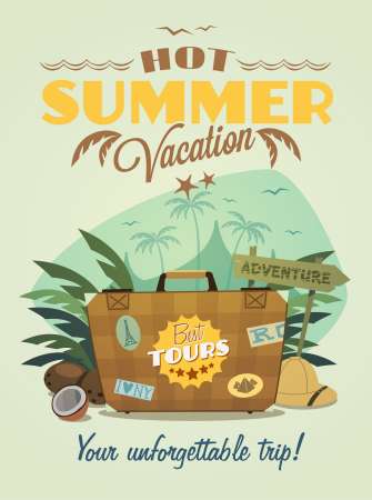 Summer vacation background
