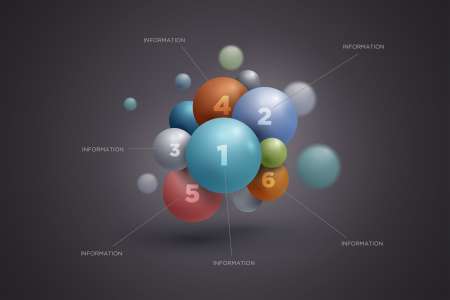 Sphere infographics
