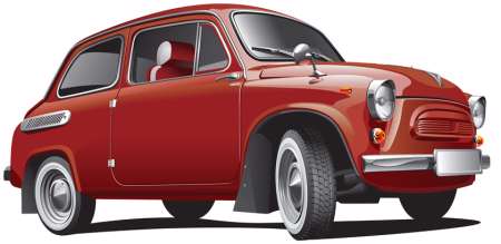 vintage compact car