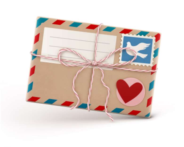 Retro  envelope