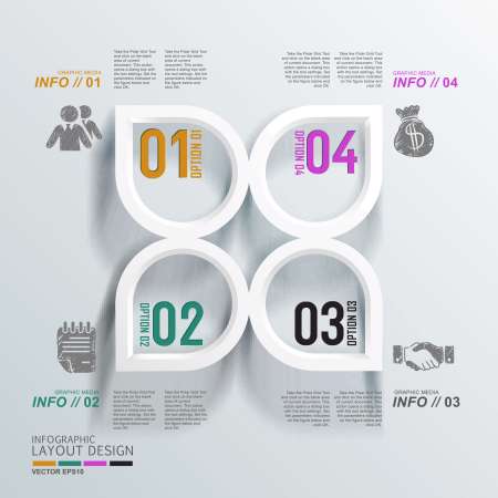 Modern business design template, infographic, website