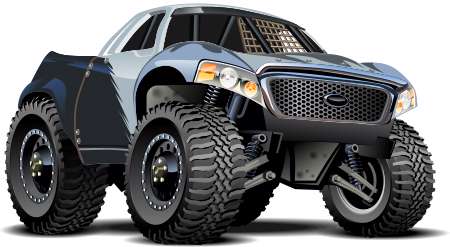 Vector Cartoon Buggy
