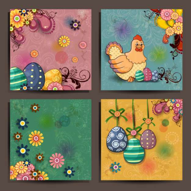 Four pictures of easter