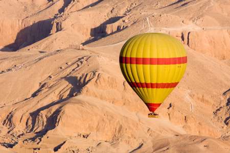 Hot air balloon in Egypt
