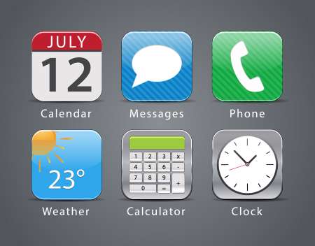 Apps icon set 3