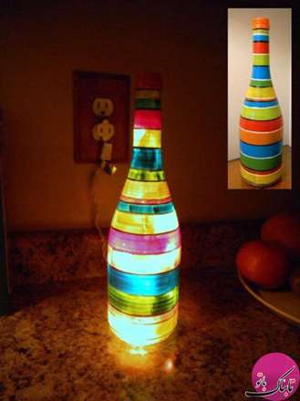 بطری‌های نورانی، ایده‌ای جالب برای نورپردازی