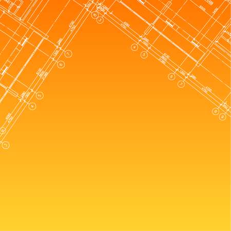 Architectural orange background