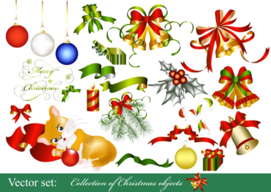 Collection of christmas design elements