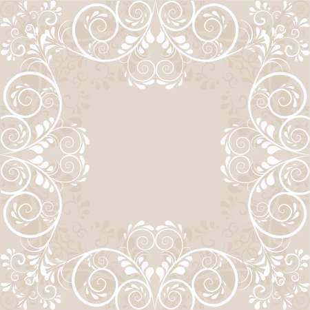 Hintergrund aus Ornamenten in beige